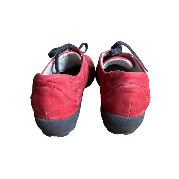 Waldlaufer Dana Red Laced Nubuck Womens Shoes Size 6.5 / US 9 Orthotic Comfort - Picture 3 of 11